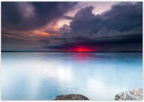 Poszterek 100x70 SziklĂĄk Tenger Naplemente