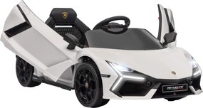 AIYAPLAY Elektromos Autó Gyerekeknek 3-5 Éveseknek 12V Engedéllyel Rendelkező Lamborghini Revuelto 3-5km/h Elektromos Gyerekautó Pillangó Ajtókkal, 2