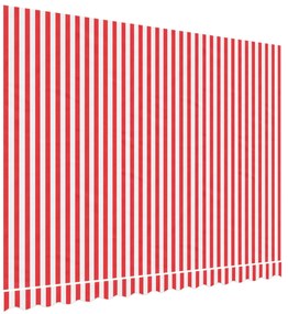 piros és fehér csíkos pótszövet napellenzőhöz 3,5x2,5 m