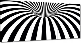 Festmények 180x90 Absztrakt fekete-fehér