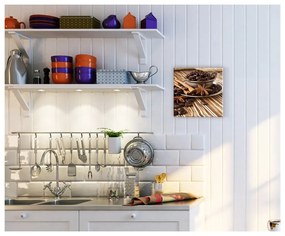 Glasspik Coffee kép, 30 x 30 cm - Styler