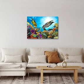 Egy korallzátony képe (70x50 cm)
