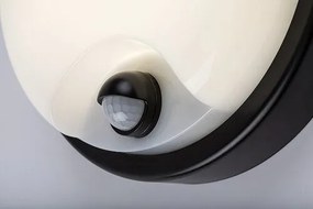 RÁBALUX 77213 LONATO Fali Lámpa Mozgásérzékelővel Fekete IP44