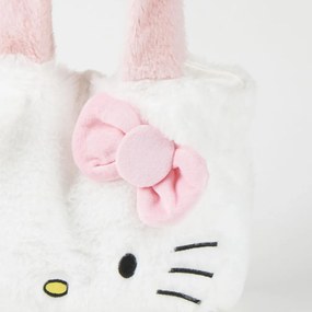 Hello Kitty White plüss shopping bag, bevásárlótáska 30 cm