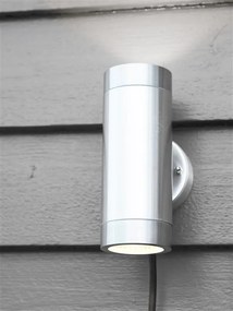 MARKSLÖJD 108170 GARDEN24 Modern Kültéri Fali Lámpa Alumínium LED IP44