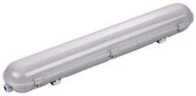 LED lámpatest , 40 Watt , 120 cm , kompakt armatúra , por- és páravédett , IP65 , természetes fehér