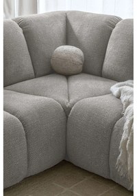 Világosszürke sarokkanapé (jobb oldali-L alakú) Shell – Miuform