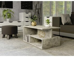 Arosa Prima dohányzóasztal, 90x43x51 cm, beton