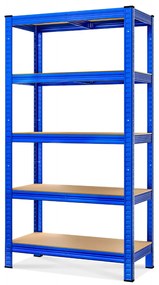 HEAVY nagy teherbírású polc, max 875kg, 90x40x180cm, kék Monzana