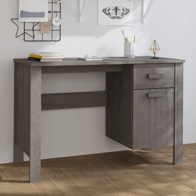 HAMAR világosszürke tömör fenyőfa íróasztal 113 x 50 x 75 cm