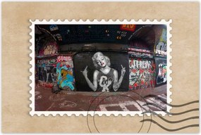 Poszterek 120x80 Marilyn Monroe Graffiti