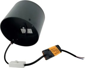 LED spotlámpa LED/10W/230V 3000/4000/6400K átm. 12 cm fekete