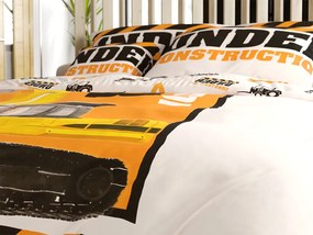 Világító pamut ágynemű BAGR narancssárga Ágyneműhuzat mérete: 70 x 90 cm | 140 x 200 cm