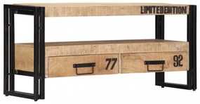 tömör mangófa TV-szekrény 100 x 30 x 45 cm