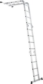 Alumínium összecsukható létra 3,6 m 4 részes 6 fokos 150 kg