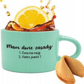 Menta Csésze 200ml Vicces Ajándék Valentin nap Feleség Igaza van Sütemény