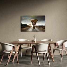 Elefánt képe (90x60 cm)