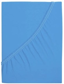 Mako-jersey pamut lepedő LUXORA 90x200 cm világoskék