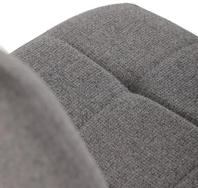 Étkezőgarnitúra 4 székkel, 130×70×76 cm, kerámia, márvány, ASE-1001 GREY2