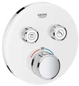 Zuhany csaptelep GROHE Smart Control termosztatikus csapteleppel Hold fehér, Yang fehér 29151LS0