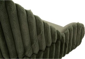 Zöld kárpitozott karfás étkezőfotel szett 2 db-os Stockholm – Mauro Ferretti