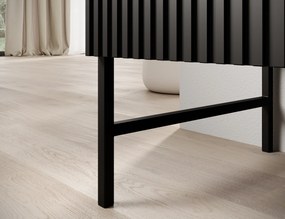RTV asztal RAFTT 152x55 cm, fekete