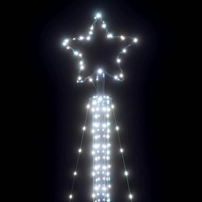 hideg fehér LED karácsonyfa 525 LED 302 cm