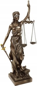 Temida figura 35 cm Ajándék Ügyvédnek Bírói Iroda Dekoráció