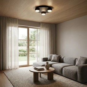 BRILAGI - LED mennyezeti lámpa MONO 3xGX53/30W/230V Ø 30 cm fekete
