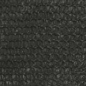 antracitszürke HDPE napvitorla 160 g/m² 4 x 5 x 5 m
