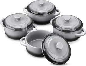 Étkészlet Lovecasa Szuflé Forma Nagy Szett 4DB 11CM