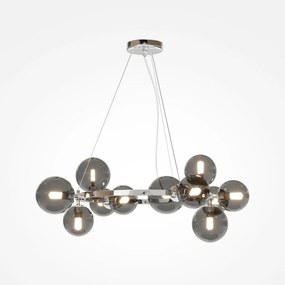 MAYTONI MOD545PL-11CH DALLAS Modern Függesztett Lámpa Króm, Füstös G9 IP20