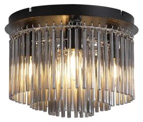 Searchlight 55620-320SM - Mennyezeti lámpa SWIZZLE 5xE14/60W/230V Ø32 cm füstszínű