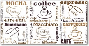 Fotó kép edzett üveg Kávé idő 140x70