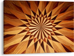 Kép - Fa kollázs (70x50 cm)