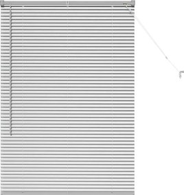vidaXL Zsalugáter Redőnyök Ezüst 130 x 85 cm Alumínium
