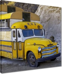 Vászonkép 40x40 Amerikai munkakocsi