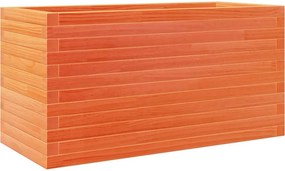 vidaXL viaszbarna tömör fenyőfa kerti virágtartó 90 x 40 x 45,5 cm