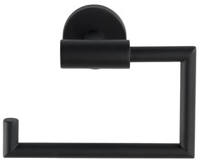 WENKO 24240100-WC-papír tartó BOSIO BLACK 15x10,5 cm rozsdamentes acél/ezüst