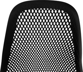 Étkező szék, fekete, TEGRA TYP 2