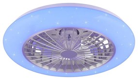 Fehér LED mennyezeti lámpa Stralsund – Trio