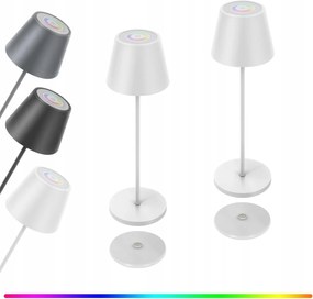 Vezeték nélküli LED-es asztali éjjeli lámpa Gnoo Rgb Szürke Szín