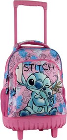 Disney Lilo és Stitch, A csillagkutya Doll prémium gurulós iskolatáska, táska 44 cm