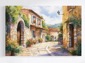 Poszter Mediterrán Város Dél Utca 60x40