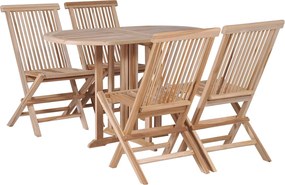 vidaXL Bútor szett 5 pcs Barna