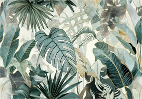 Fotótapéta Dzsungel Levelek Absztrakt Tapéta Hálószoba Nappali 312x219