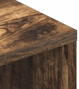 füstös tölgy színű szerelt fa TV-szekrény 100 x 40 x 40 cm