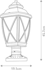 Kichler TANGIER KL-TANGIER3-M Állólámpa 1x60W/E27