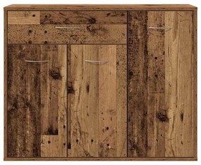 antik fa szerelt fa tálalószekrény 88 x 30 x 70 cm