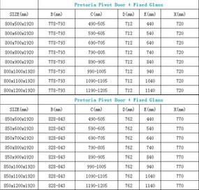 Mexen Pretoria zuhanykabin 85x50cm, 6mm-es üveg, króm profil-átlátszó üveg, 852-085-050-01-00
